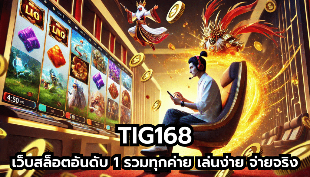 TIG168 เว็บสล็อตอันดับ 1 รวมทุกค่าย เล่นง่าย จ่ายจริง