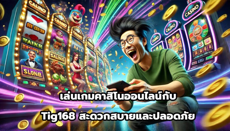 เล่นเกมคาสิโนออนไลน์กับ Tig168 สะดวกสบายและปลอดภัย-12